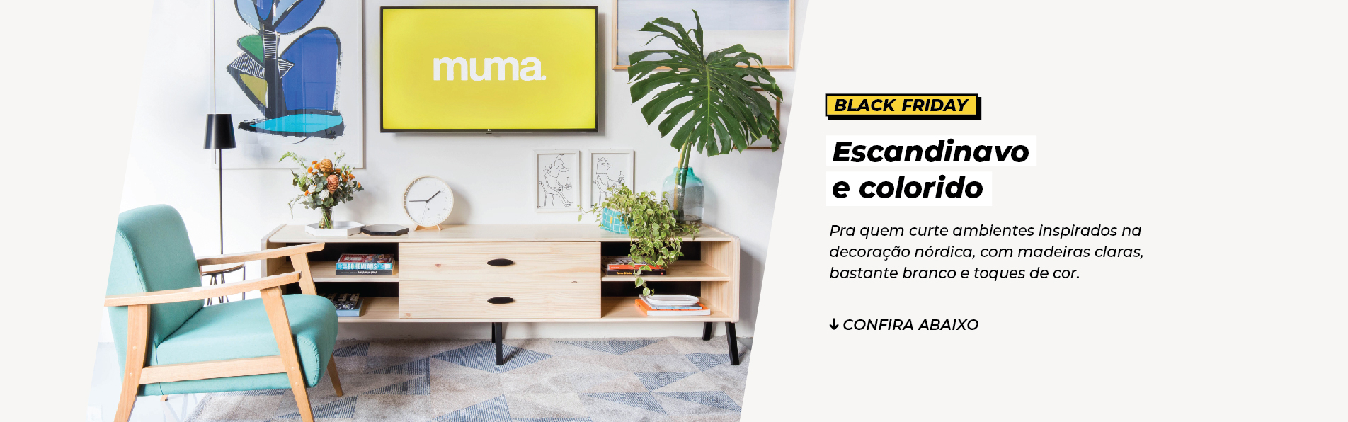 Escandinavo e Colorido