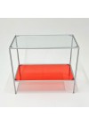 bar-rotulo-estrutura-prata-prateleira-vidro-incolor-e-vermelha