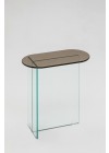 mesa de apoio em vidro