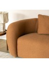 sofa organico terracota de 2 e 3 lugares Morfeu - design assinado hakim hazim