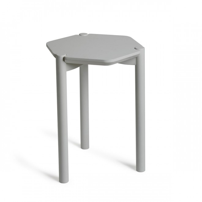 mesa lateral cinza