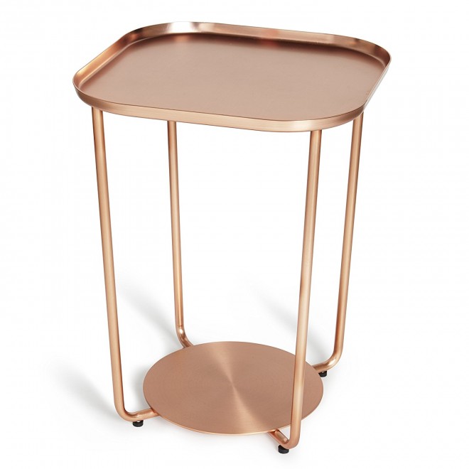 mesa lateral em cobre