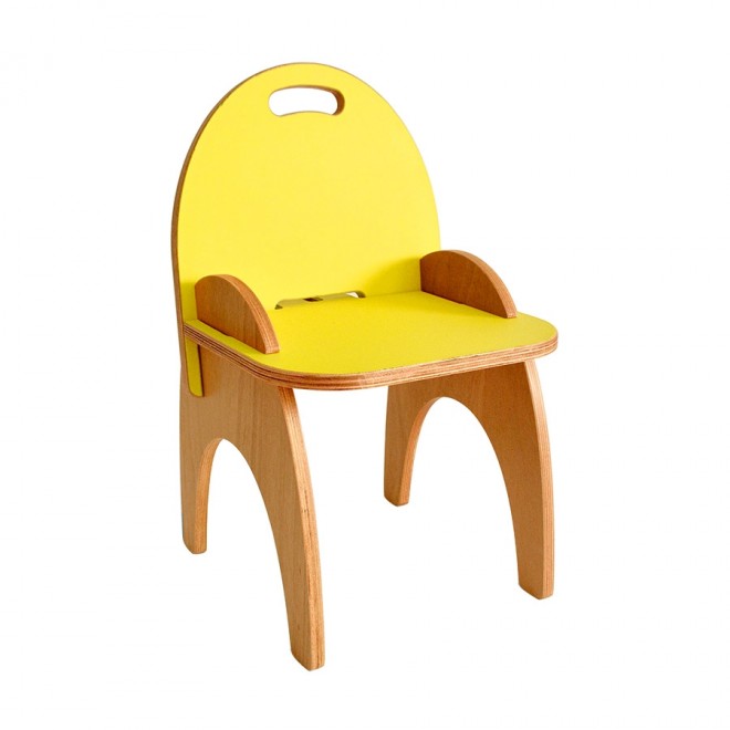 Cadeira Infantil Gloop - Amarelo