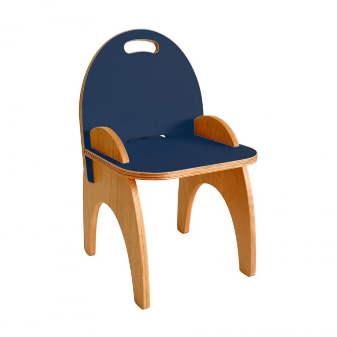 Cadeira Infantil Gloop - Azul Escuro