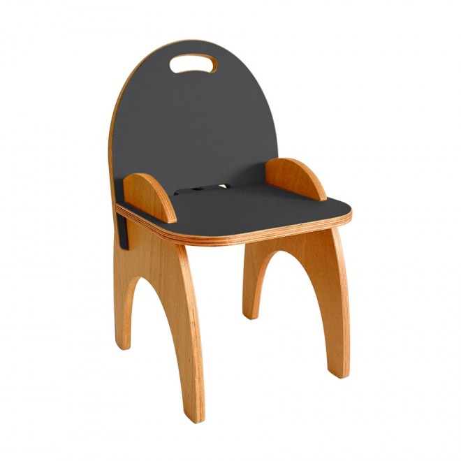 Cadeira Infantil Gloop - Cinza