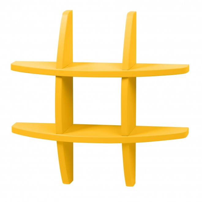 Prateleira Hashtag Pequena - Amarelo M40 