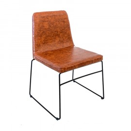 Cadeira Estofada Cloé Eco Leather