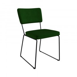 Cadeira Estofada Kim Verde