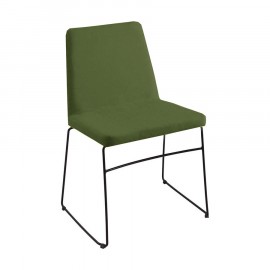 Cadeira Estofada Cloé Verde