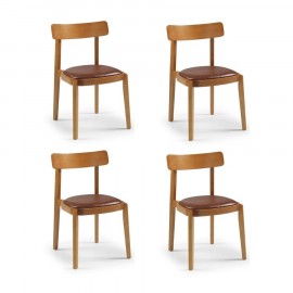 Conjunto de 4 Cadeiras Estofadas Paraty