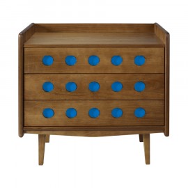 Cômoda Vintage Azul Náutico