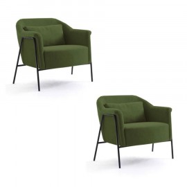 Conjunto de 2 Poltronas Tokio Verde