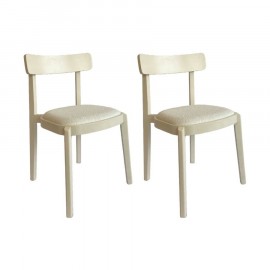 Conjunto de 2 Cadeiras Paraty Off White