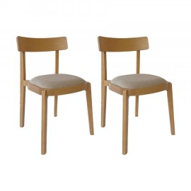 Conjunto de 2 Cadeiras Paraty Taupe