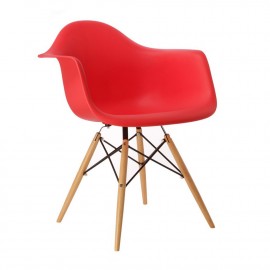 Cadeira Eames DAW Vermelha