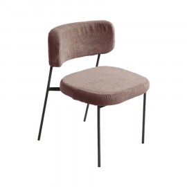 Cadeira Slim Bouclé Cinza