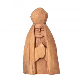 Escultura Nossa Senhora Aparecida de Madeira