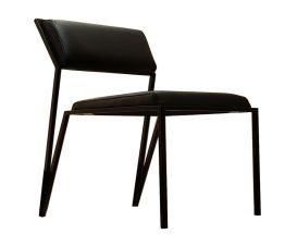 Cadeira Estofada Velvet Couro