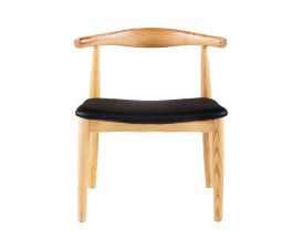Cadeira Elbow Chair Couro Natural