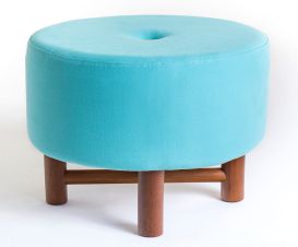 Puff Cookie Azul Piscina