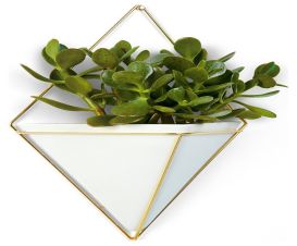 Vaso Trigg Grande Dourado
