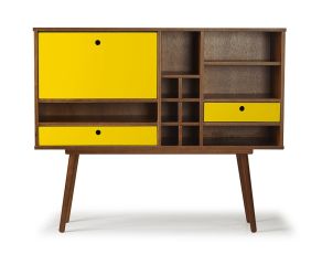Estante Bar Cerejeira - Amarelo M40