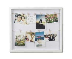 Mural de Fotos Clothesline - Branco