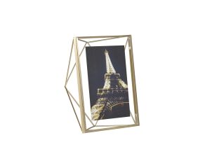 porta-retrato prisma dourado médio