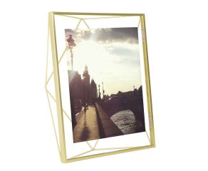 porta-retrato prisma grande dourado
