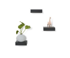 Conjunto de Prateleiras Showcase Preto