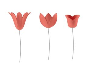 Decorador de Parede Bloomer Coral