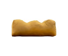 almofada-ondas-mostarda-design-rotulo-em-branco