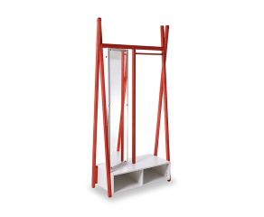 Arara Cabideiro Itaim - Vermelho