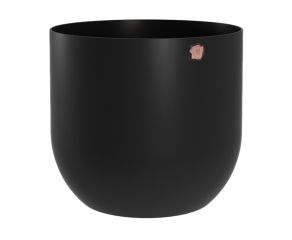 cachepot-aluminio-arredondado-preto