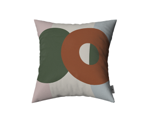 Capa de Almofada Biscoito Fino Circular - Laranja