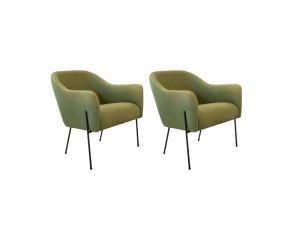 Conjunto de 2 Poltronas Ronda Verde