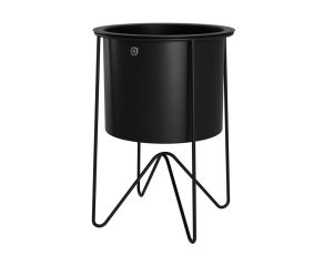 conjunto-suporte-bem-te-vi-e-cachepot-aluminio-com-aba-preto