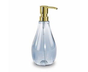 Dispenser de Sabonete Transparente Droplet Azul