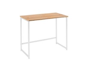 Escrivaninha Austin - Pinus Natural + Base Branca