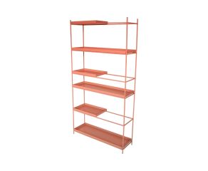 muma estante wire com bandejas terracota
