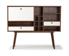 Estante Bar Cerejeira - Branco M33