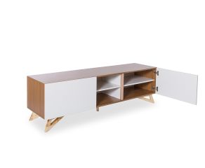 Rack Itaim Branco Com Nicho