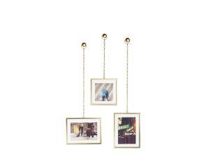 Porta-Retrato Fotochain Dourado
