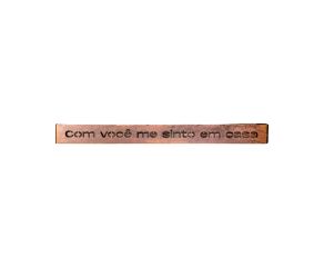 Placa Decorativa Trechos