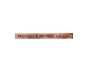 Placa Decorativa Trechos III 