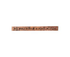 Placa Decorativa Trechos IV 