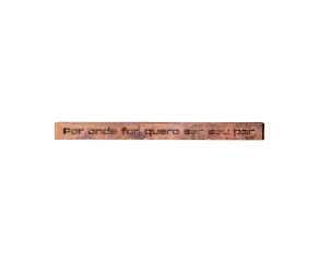 Placa Decorativa Trechos V 