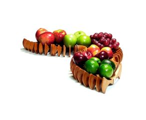 Fruteira Centopeia Fibra de Madeira