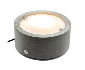 luminária-de-mesa-concreto-base-cinza-claro