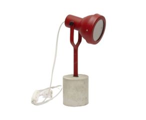 luminária-de-mesa-pato-vermelho-bordo